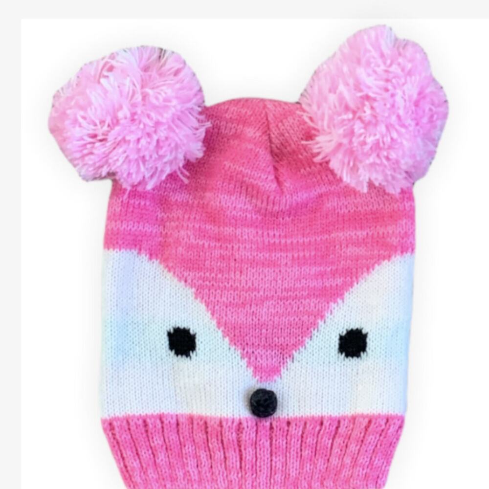 Foxy Pom Beanie Size 2-3yr